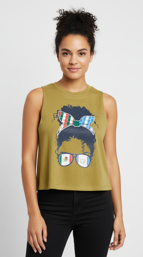 Racerback Cropped Tank